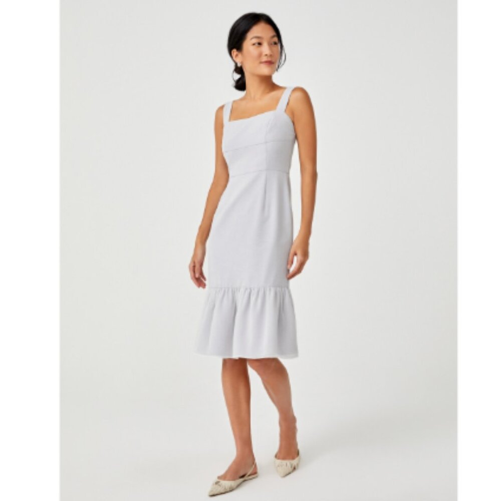 Love Bonito Reverie Ruffle Hem Midi Dress